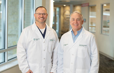 Surgeons Matthew D. McDonald, DO, and Terence Clarke, MD, lead the clinical team at Capital Bariatrics.